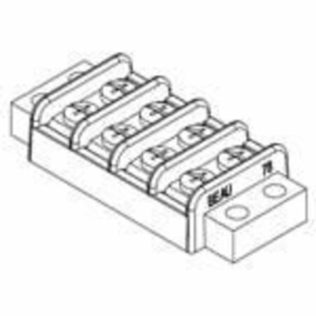 MOLEX Barrier Terminal Blocks Cb Bts Std 25 Asy Cb Bts Std 25 Asy 387800125